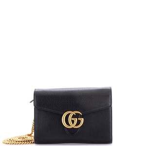 Gucci Gg Marmont Chain Wallet Leather #239197G10B